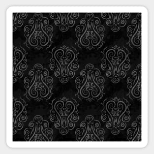 Dark Royal Ornament Pattern Magnet